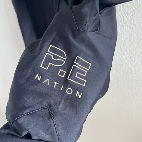 PE NATION Riseball Legging Black Spellout Athleisure Active Pants XS - Picture 8 of 12